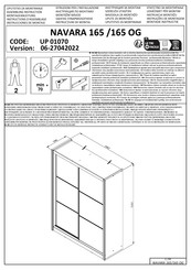 trendteam NAVARA 165 UP 01070 Instructions D'assemblage