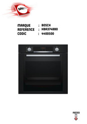 Bosch HBA374BB0 Notice D'utilisation