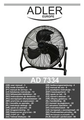 Adler europe AD 7334 Mode D'emploi