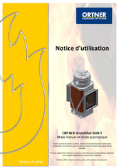 ORTNER GO8 T Notice D'utilisation