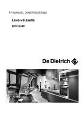 De Dietrich DVH1044X Manuel D'instructions