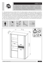 ML MEBLE ARKO 05 Notice De Montage