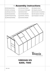 Vitavia VM0048-VS 6200 Notice De Montage