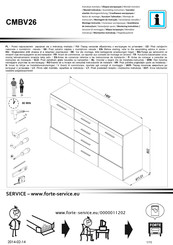 Forte CMBV26 Notice De Montage