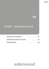 Edenwood ED50A02UHD-VE Guide D'utilisation
