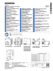 Siemens SIRIUS ACT 3SU1400-2EK10-6AA0 Instructions De Service Originales