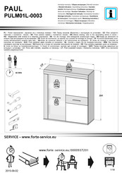 Forte PAUL PULM01L-0003 Notice De Montage