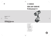 Bosch GDS 18V-1600 HC Professional Notice Originale