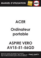 Acer ASPIRE VERO AV15-51R Manuel D'utilisation