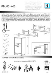 Forte PBLM01-0001 Notice De Montage