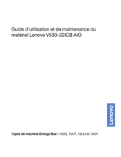 Lenovo 10UV Guide D'utilisation Et De Maintenance Du Matériel