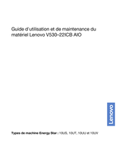 Lenovo V530-22ICB AIO Guide D'utilisation Et De Maintenance Du Matériel