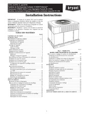 Bryant 677E C Serie Installation Instructions