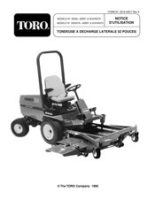 Toro 30555TE Notice D'utilisation