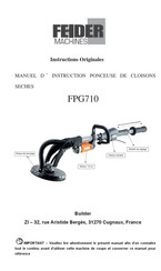 FEIDER Machines FPG710 Manuel D'instructions