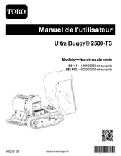 Toro Ultra Buggy 2500-TS Manuel De L'utilisateur