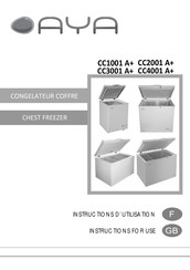 AYA CC1001 A+ Instructions D'utilisation