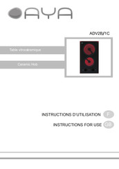 AYA ADV2B/1C Instructions D'utilisation