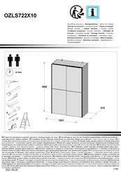 Forte OZLS722X10 Notice De Montage