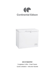 CONTINENTAL EDISON CECCF246APEW Guide D'utilisation