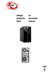 HP 460-A010NF Mode D'emploi