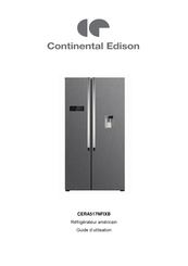 CONTINENTAL EDISON CERA517NFIXB Guide D'utilisation