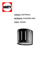 Electrolux EFA50700K Notice D'utilisation