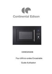 CONTINENTAL EDISON CEMO25GEB Guide D'utilisation