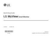 LG MyView 32SR85U-W Guide D'installation Rapide