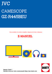 JVC EverioR GZ-R445BE Guide De L'utilisateur