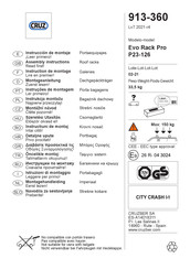 CRUZ 913-360 Instructions De Montage