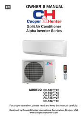 Cooper & Hunter Alpha Inverter CH-S12FTX Manuel Du Propriétaire