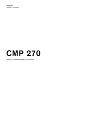 Gaggenau CMP 270 Notice D'utilisation