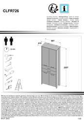 Forte CLFR726 Notice De Montage