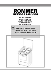 ROMMER VCH460NAT Instructions D'utilisation Et D'installation