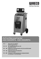 Waeco AirCon Service Center ASC5000RPA Notice D'utilisation