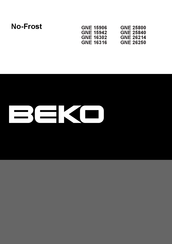 Beko GNE 16316 Mode D'emploi