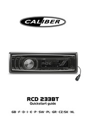 Caliber RCD 233BT Guide De Démarrage Rapide