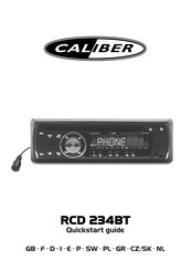 Caliber RCD 234BT Guide De Démarrage Rapide