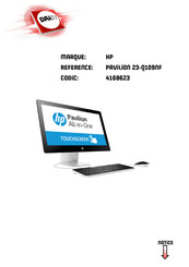 HP PAVILION 23-Q109NF Manuel De L'utilisateur