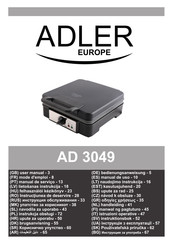 Adler europe AD 3049 Mode D'emploi