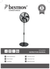 Bestron SUMMER BREEZE DFS45WB Mode D'emploi