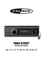 Caliber RMD 212BT Guide De Démarrage Rapide