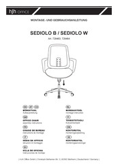 hjh OFFICE SEDIOLO W 729464 Instructions De Montage Et D'utilisation