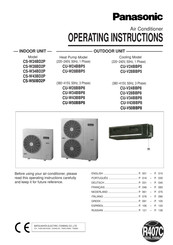 Panasonic CS-W24BD2P Mode D'emploi