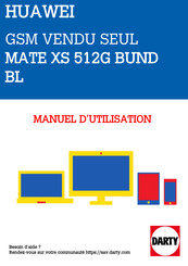 Huawei MATE XS 512G BUND BL Guide De L'utilisateur