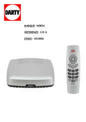 Nokia 110S Mediamaster Mode D'emploi