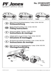 PF Jones 19180543PF Instructions De Montage