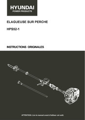 Hyundai Power Products HPS52-1 Instructions Originales