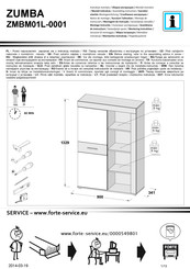 Forte ZUMBA ZMBM01L-0001 Notice De Montage